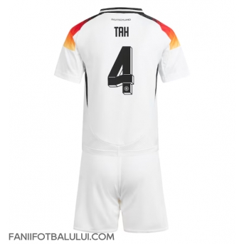 Germania Jonathan Tah #4 Echipament de Fotbal Replică European 2024 Copii Acasa (+ Șorturi)